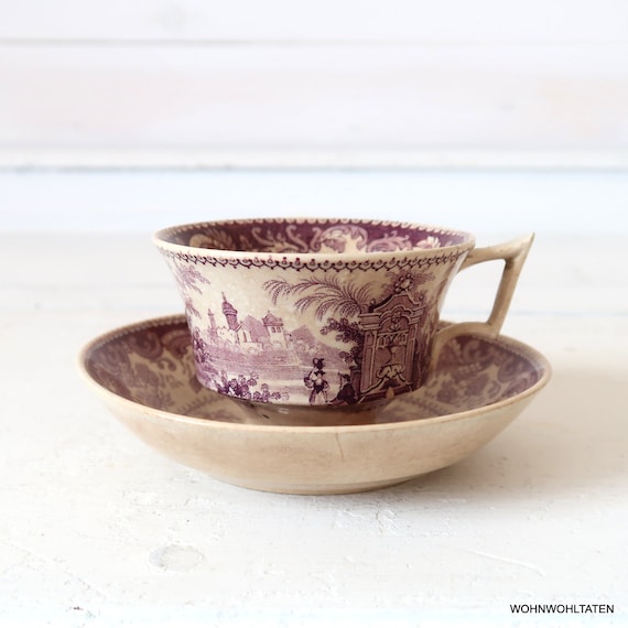 Antique English Ironstone Tea Cup WEDGWOOD Rare Blackberry Etsy