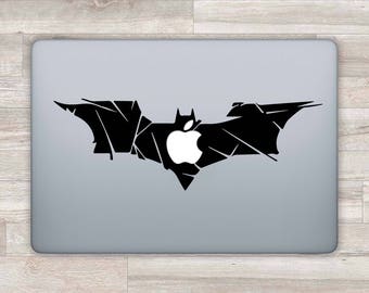 Bat Logo MacBook Decal Superhero MacBook Sticker MacBook Air Pro Bat Symbol Laptop Decal Decal Laptop Sticker Z 1223