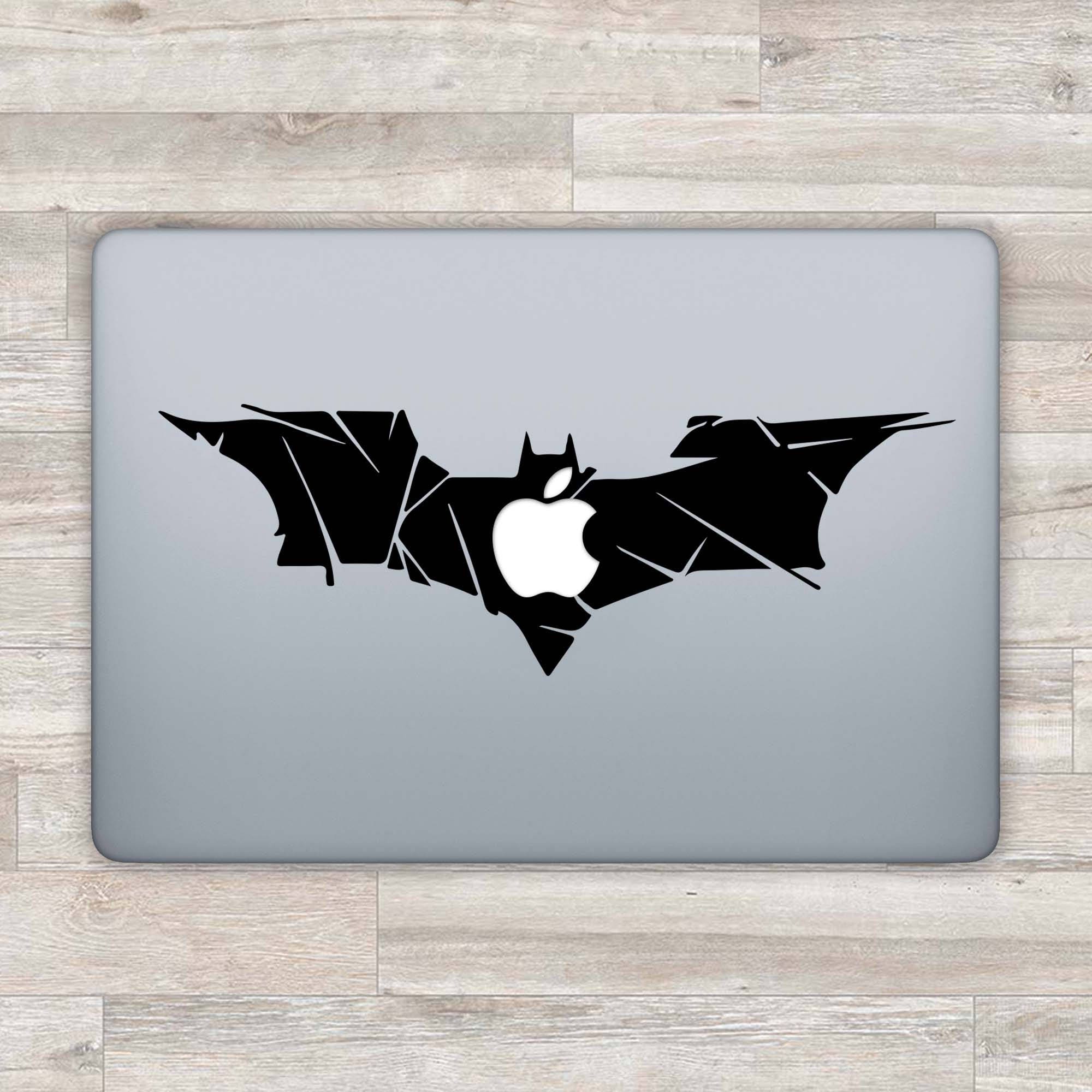 Bat Logo MacBook Decal Superhero MacBook Sticker MacBook Air Pro Bat Symbol Laptop Decal Decal Laptop Sticker Z 1223