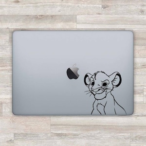 Lion King MacBook Decal Disney MacBook Sticker Simba MacBook Pro 2016 Lion King Laptop Decal Laptop Sticker MacBook Air Retina Vinyl Z 1119