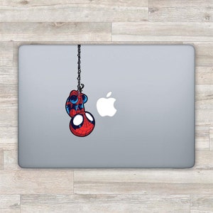 Spiderman MacBook Decal Superhero MacBook Sticker Marvel Laptop Sticker Spider man Laptop Decal MacBook Pro Decal MacBook Air Sticker D 0820 image 1