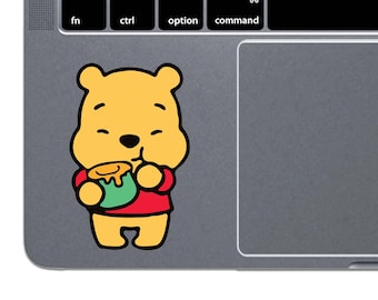 MacBook Decal Disney Pooh MacBook Sticker Winnie The Pooh MacBook Air MacBook Pro Retina Trackpad Laptop Decal Laptop Sticker Honey D 0657