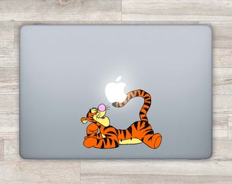 Disney MacBook Decal Pooh MacBook Sticker Winnie The Pooh MacBook Air Tigger MacBook Pro 2016 Retina 13 Laptop Decal Laptop Sticker D 0653