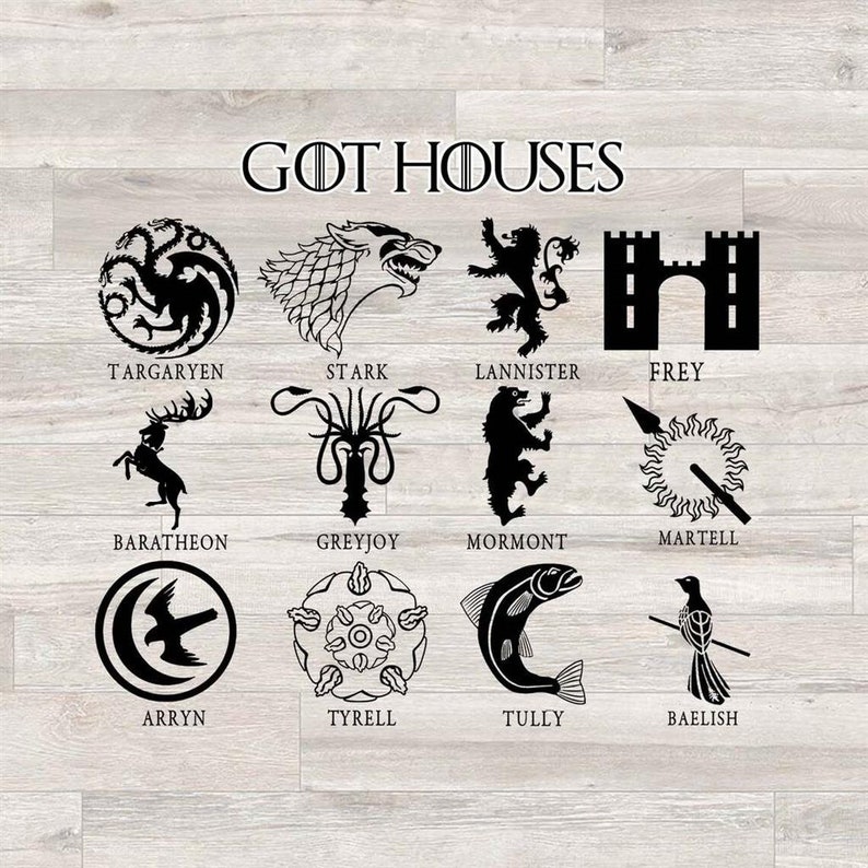 Game of Thrones Decal Vinyl Sticker Game of Thrones Car Etsy