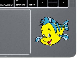 Disney Ariel MacBook Decal Ariel MacBook Sticker Little Mermaid Laptop Decal Laptop Sticker MacBook Air Trackpad MacBook Pro Flounder D 0566