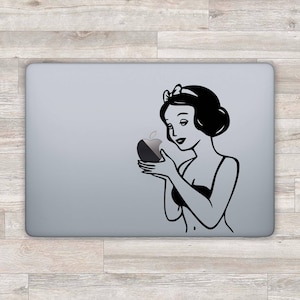 Snow White MacBook Decal Disney Laptop Sticker Snow White Laptop Decal MacBook Sticker Apple Logo MacBook Pro Decal MacBook Air Decal Z 1120