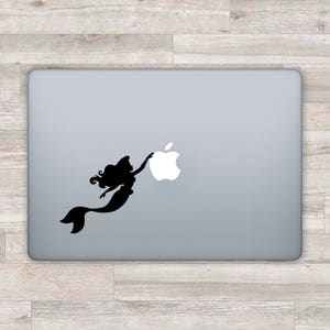 Disney MacBook Sticker Ariel MacBook Decal Apple Logo Laptop Decals Laptop Stickers MacBook Pro 13 MacBook Air Little Mermaid 2016 Z 1198