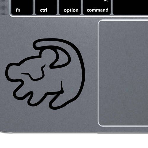 Lion King Macbook Decal Disney Macbook Sticker Simba Macbook Etsy