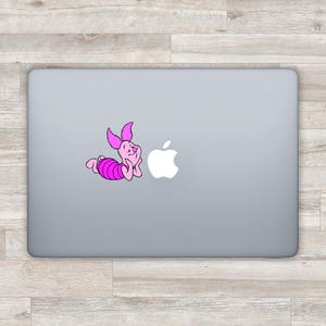 MacBook Decal Disney Piglet MacBook Sticker Winnie The Pooh MacBook Air MacBook Pro Retina Pink Laptop Decal Laptop Sticker Pooh Bear D 0656