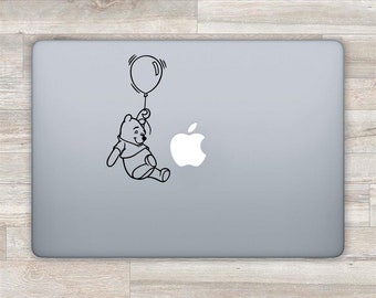 Pooh MacBook sticker Disney MacBook sticker Winnie de Pooh MacBook Air MacBook Pro 2016 Retina 13 laptop sticker laptop sticker 15 Pooh Z 1135