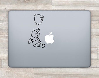 Pooh MacBook Decal Disney MacBook Sticker Winnie The Pooh MacBook Air MacBook Pro 2016 Retina 13 Laptop Decal Laptop Sticker 15 Pooh Z 1135