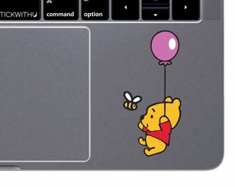 MacBook Decal Disney Pooh MacBook Sticker Winnie The Pooh MacBook Air MacBook Pro Retina Trackpad Vinyl Laptop Decal Laptop Sticker D 0660
