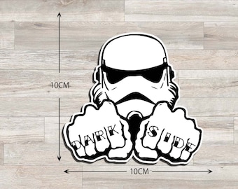 Star Wars Decal Stormtrooper Car Sticker Bumper Sticker Luggage MacBook  Decal MacBook Sticker Vinyl Dark Side Storm Trooper D 0529