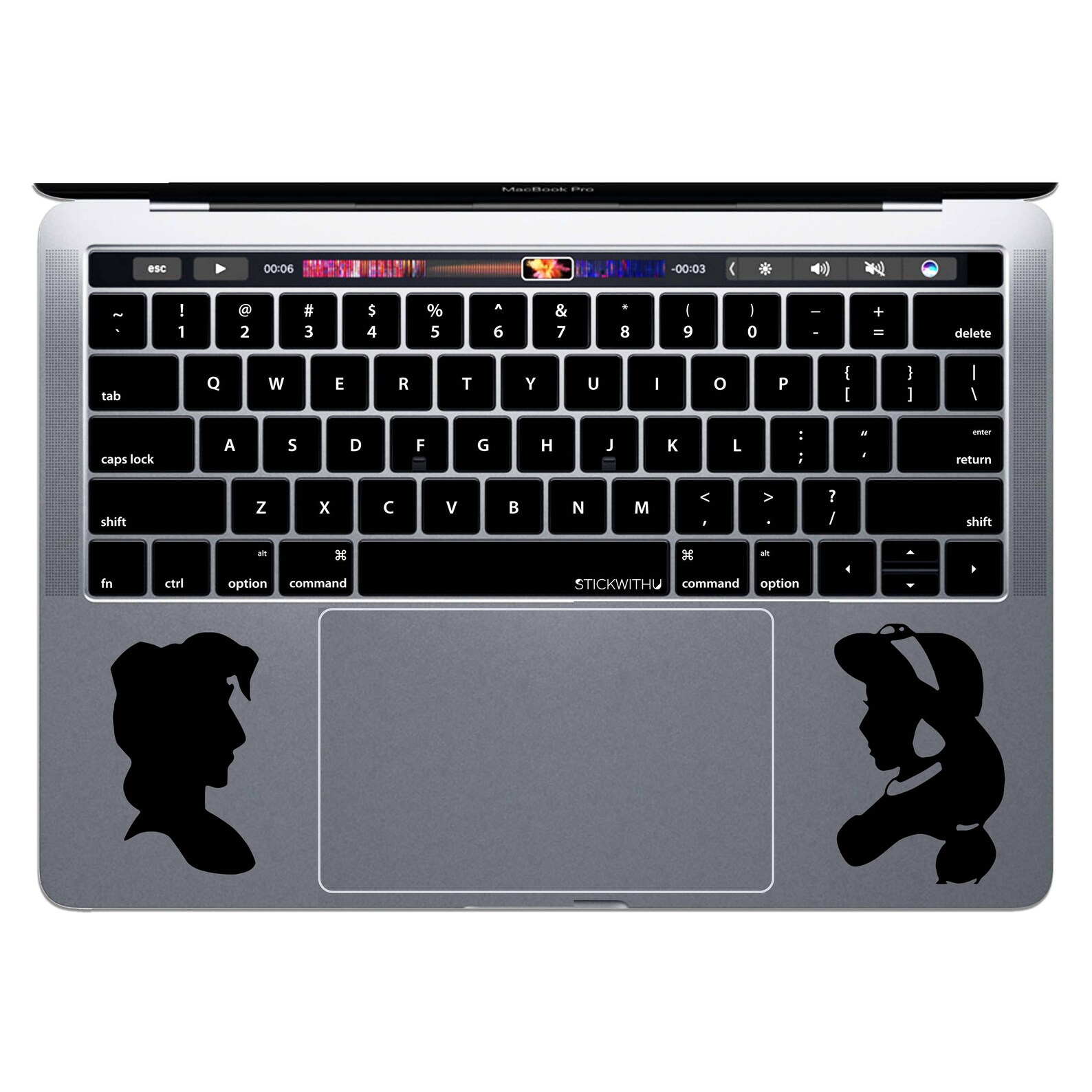 Macbook Decal Disney Laptop Sticker Aladdin Laptop Decal | Etsy