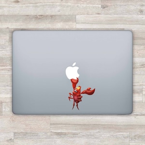 Disney MacBook Decal Disney MacBook Sticker Ariel Laptop Decal Laptop Sticker Sebastian MacBook Pro 2016 13 MacBook Retina MacBook 11 D 0572