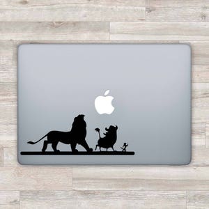 Disney MacBook Decal Disney MacBook Sticker Lion King Laptop Decal Simba Laptop Sticker Pumba MacBook Air MacBook Pro MacBook Retina Z 1208