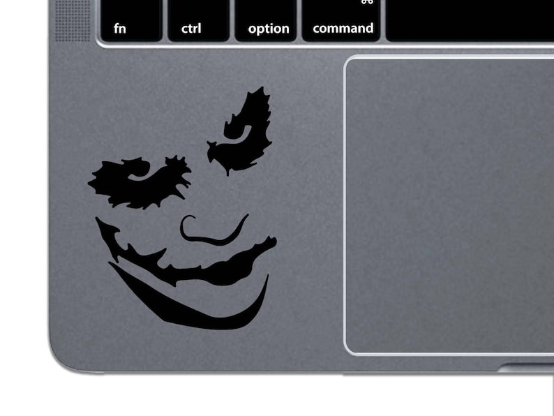 Joker MacBook Decal Batman MacBook Sticker Joker Laptop Decal Joker Laptop Sticker MacBook Air Decal MacBook Pro Decal Vinyl Sticker Z 1222