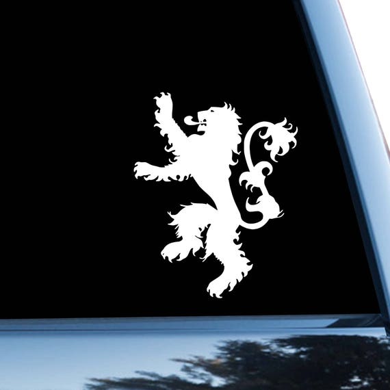 Game Of Thrones Car Sticker Lannister Symbol Car Decal Bumper Etsy