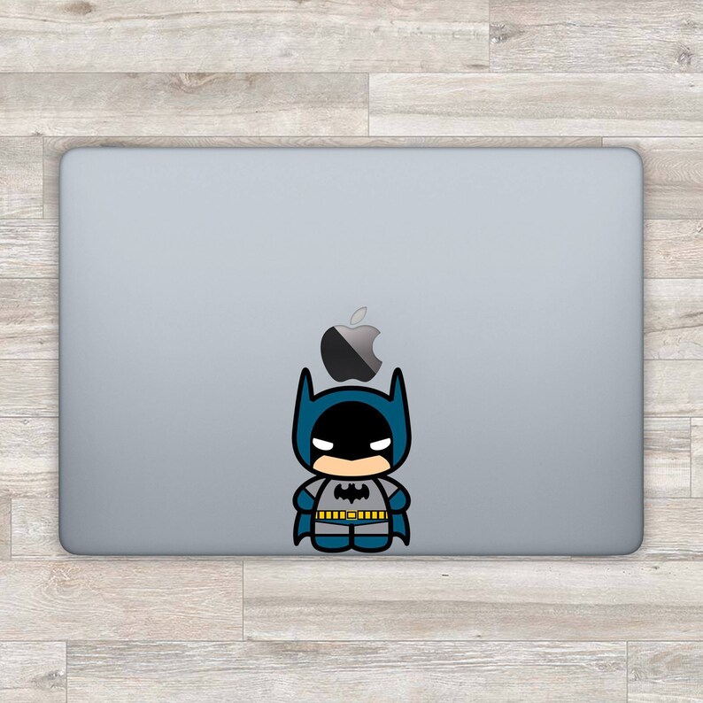 Batman MacBook Decal Superhero MacBook Sticker MacBook Air 2016 Pro Retina Laptop Decal Justice League Laptop Sticker Superhero Vinyl D 0808