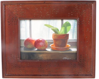 Still Life With Mangoes Signed Painting - FREE SHIPPING