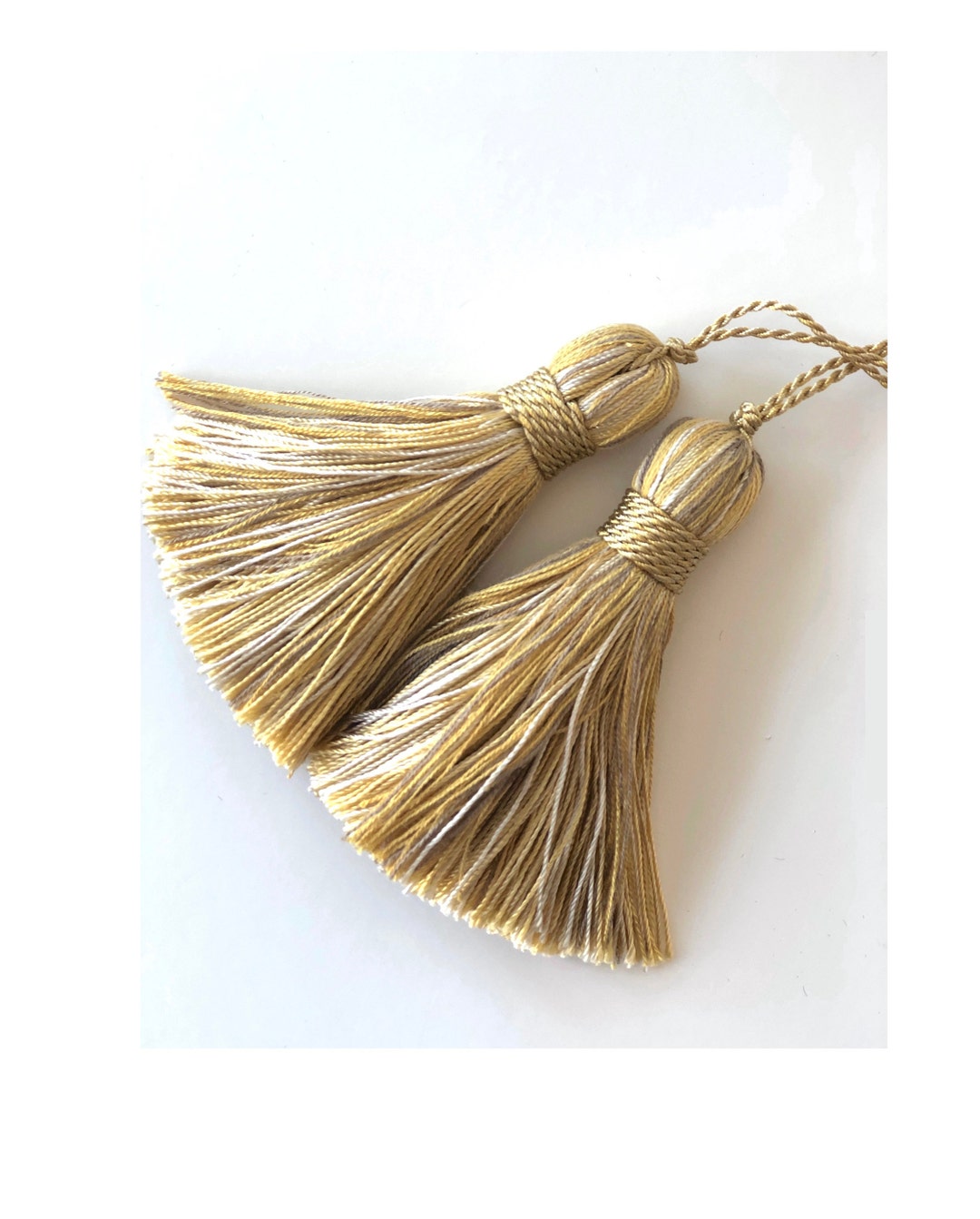 Pair of Gold Decorative Tassels FREE SHIPPING 