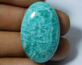 Natural Amazonite Cabochons,Loose stone,Gemstone Top Quality handmade Cabochons 100/%Natural Amazonite Beautiful Loose stone 101cts. 38X37 mm