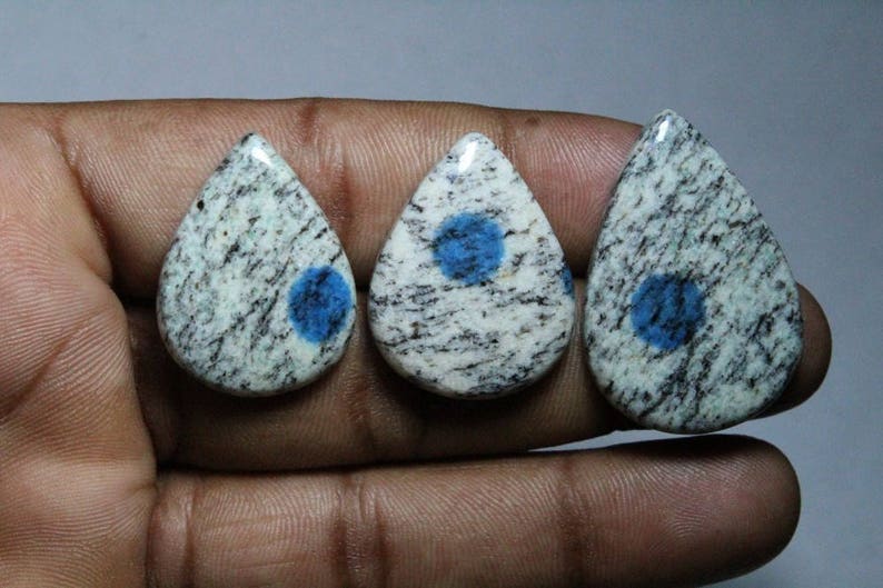 3 Piece Natural k2 Jasper Cabochons 100/% K2 Granite Smooth Polished Jewellery Making Loose gemstone Handmade 80 Ct M# 870