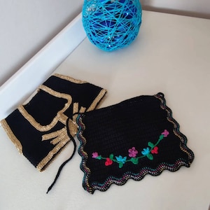 Serbian Baby Girl Costume: Folkloric Apron & Jelek Set