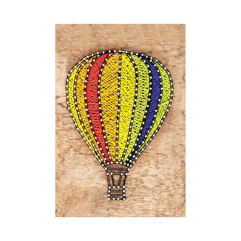 String Art Kit// Balloon String Art// Balloon Picture Kit// Etsy