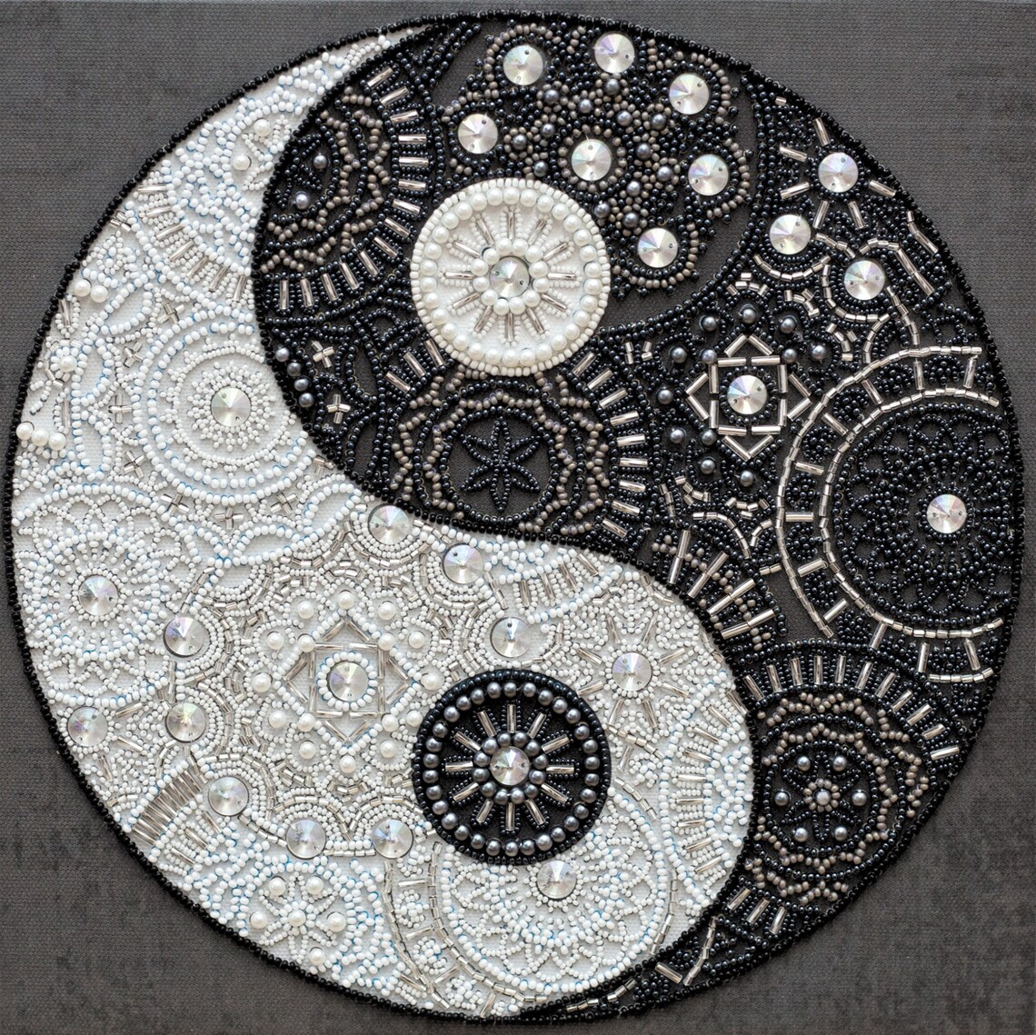 Yin-Yang Kit// Yin-Yang Embroidery// DIY Yin-Yang Design// | Etsy