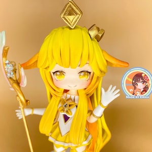 In stock! Handmade Star Guardian Soraka Prestige Figurine - League of Legends Inspired Fan Art