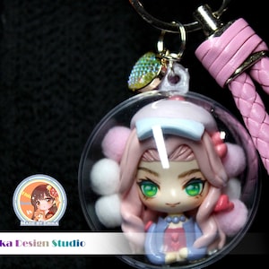 In Stock！Heartthrob Caitlyn keychain - League of Legends Inspired Fan Art