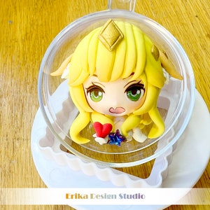 In Stock！Star Guardian Soraka Prestige Edition keychain - League of Legends Inspired Fan Art