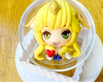 Llavero In Stock!Star Guardian Soraka Prestige Edition - Arte de fans inspirado en League of Legends