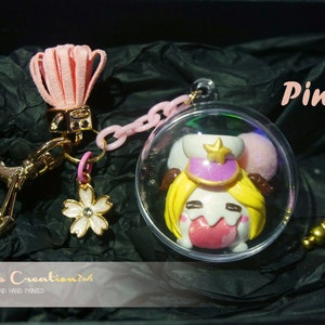 In Stock! Arcade Caitlyn Prestige Edition-poro keychain - League of Legends Inspired