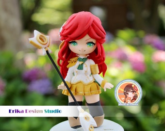 Figura Prestige Battle Academia Lux-A- Fan Art inspirado en League of Legends