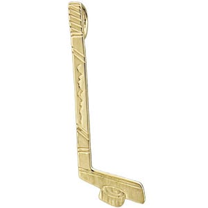 14K Gold Hockeyschläger Anhänger