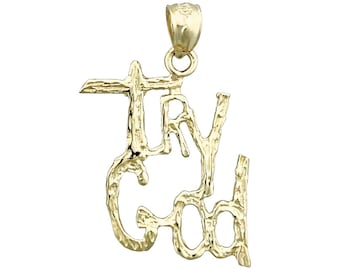 Tiffany & Co. Vintage Rare Try God Reiki Charged Pendant Sterling Tiffany & Co. Vintage Rare Try God Reiki Charged Pendant Sterling