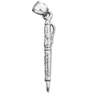 Gerhodineerde 925 sterlingzilveren 3D-penhanger