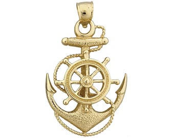 Charmed Little Sailor Wooden Decorating Set – 20pc Anchor, Wheel, Boat Mix, Blue/Red/Brown, Baby Shower