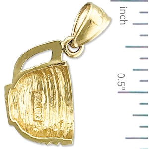 14K Gold Coffee Mug Charm image 2