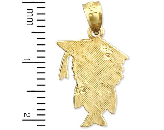 Gold graduation best sale charm
