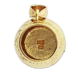 14K Gold 3D Western Pottery Charm
