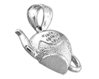 Details about   New Polished Rhodium Plated 925 Sterling Silver Kite Charm 