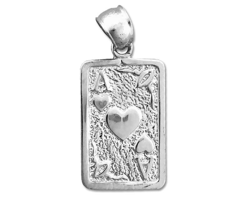 14K Gold Ace of Hearts Playing Cards Charm
