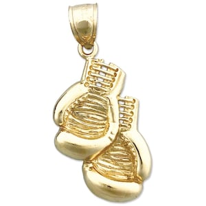 14Kゴールドボクシンググローブペンダント