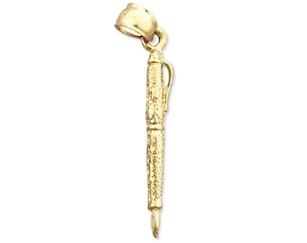 14K Gold 3D Pen Pendant