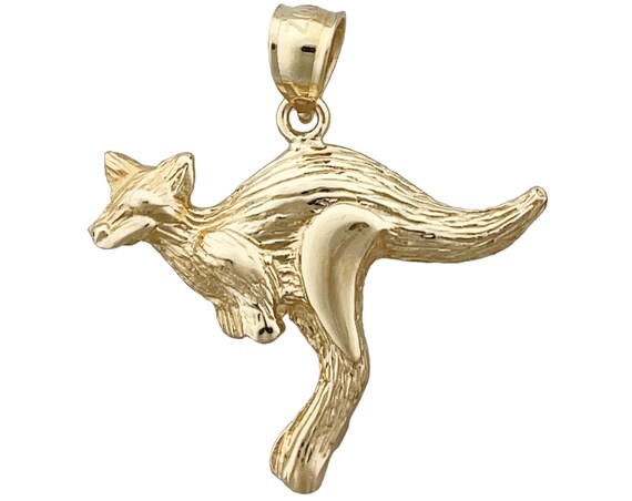 Gold kangaroo best sale pendant