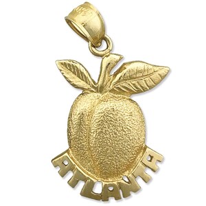 14K Gold Atlanta Peach Charm