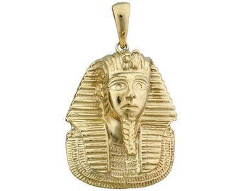 14K Gold King Tut Pendant